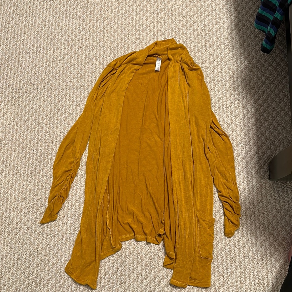 Brand new yellow cardigan
